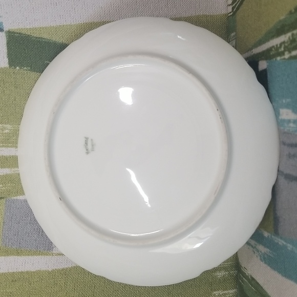 Vtg Haviland France Cottage Core Scallop Edge Red Poppies Decorative Plate - Picture 10 of 15